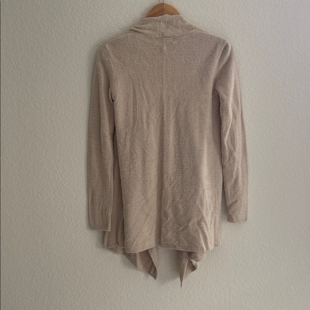 Barefoot Dreams Bamboo Chic Lite Beige Open Cardigan Size S/M - Picture 3 of 8